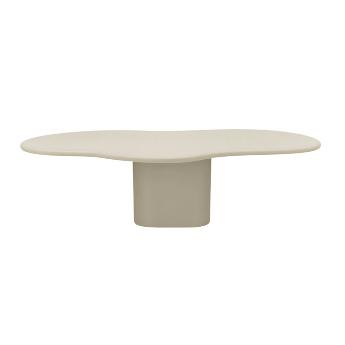 Amir Organische betonlook eettafel - 261 cm - StoneSkin - Latte