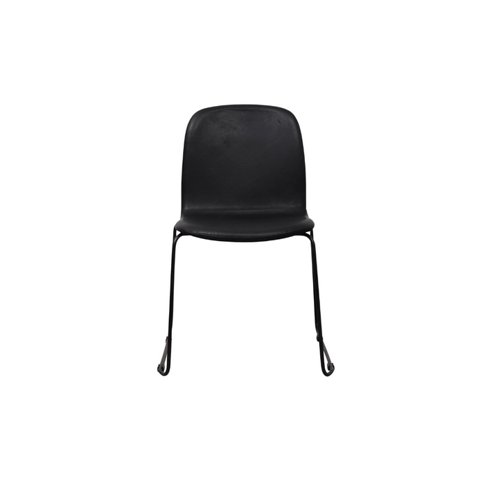 Cedric Chair - Black Leather