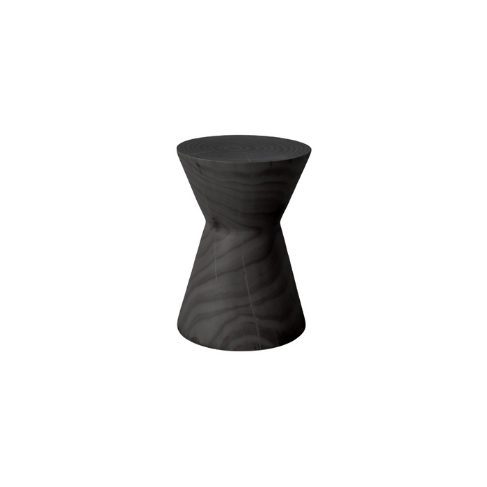 Bijzettafel Eyla - Grenenhout - Zwart