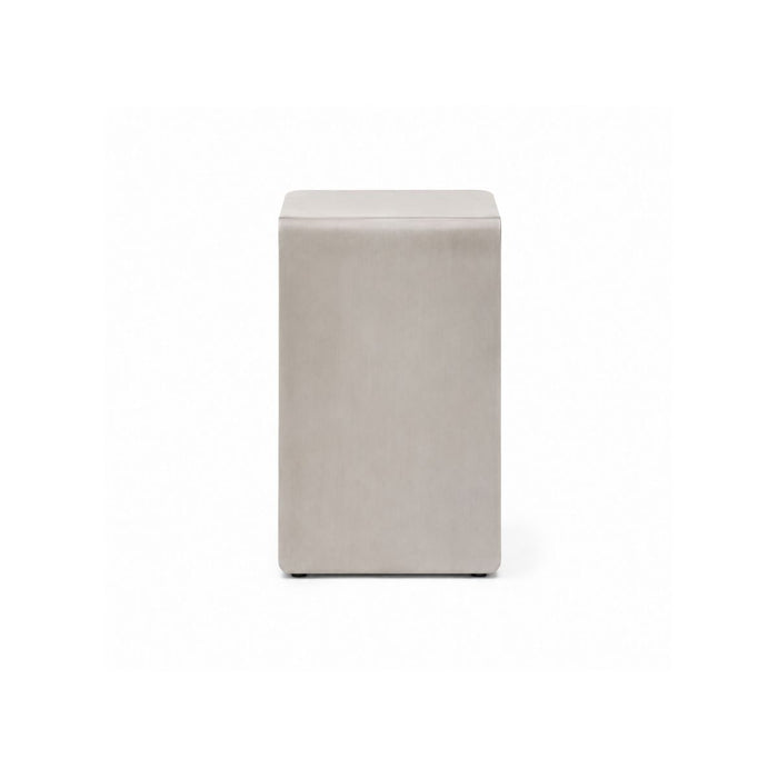 Salontafel Oona - B32 D32 H45 - Geborsteld staal