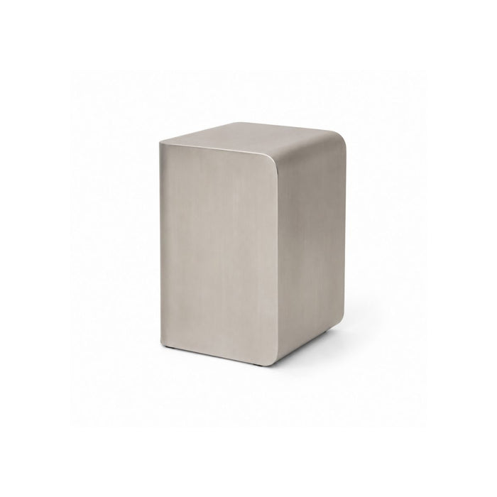 Salontafel Oona - B32 D32 H45 - Geborsteld staal