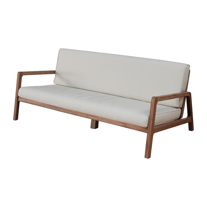 Como lounge zetel dubbel - Teak (incl kussen)
