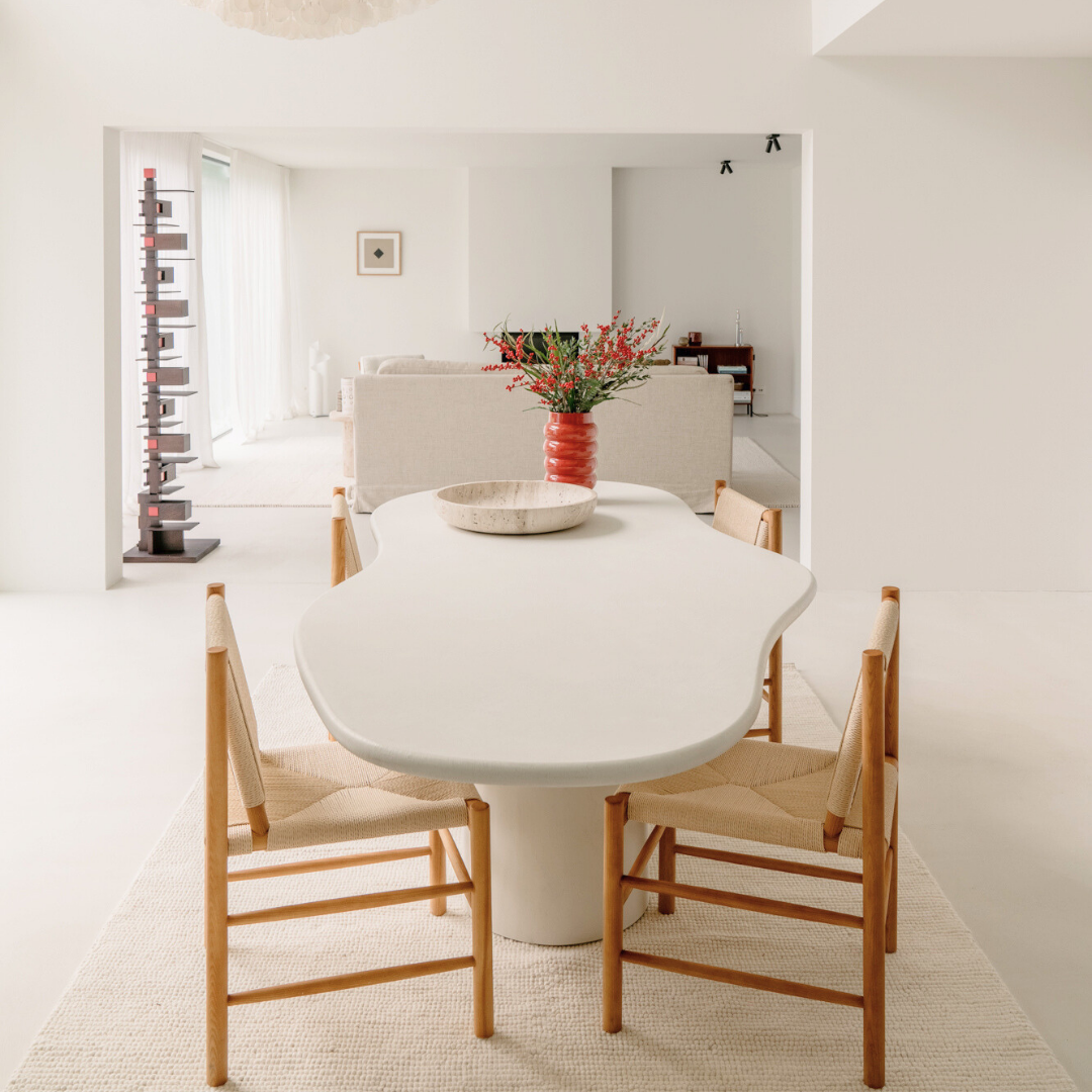 Limoges eettafel Microcement 260 cm alt
