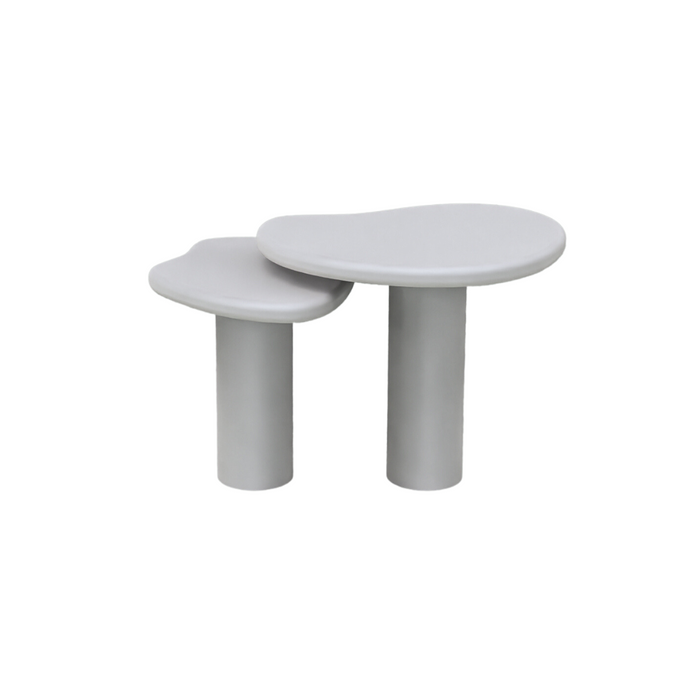 Ada - Concrete look side table - Low - Stoneskin