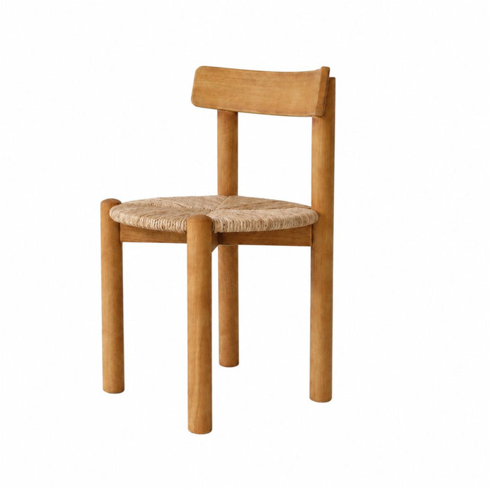 Arlo dining chair - Oak - Woven seat in natural color