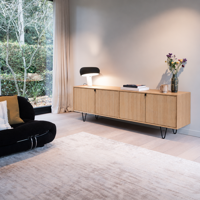 Salvin retro oak sideboard 200 cm