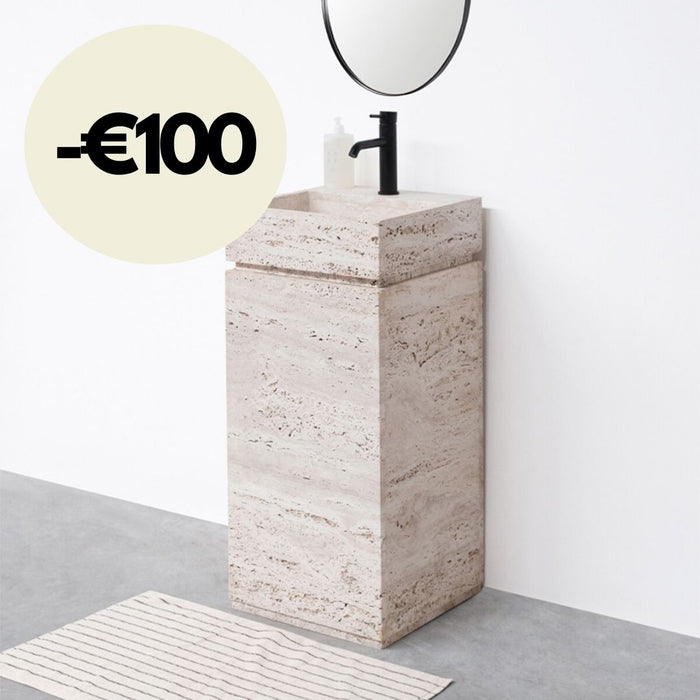 Savon pour les mains - Quimper - Travertin - Blanc