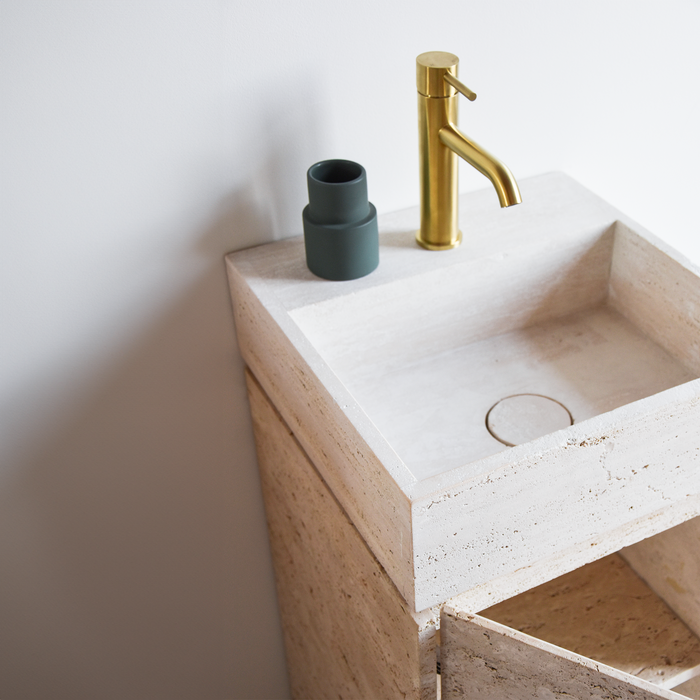 Quimper-Handenwasser-Beige-Wit-Travertijn