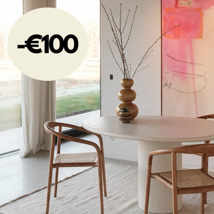 Mortexlook ovalen eettafel - Reef - 140 cm - Microskin