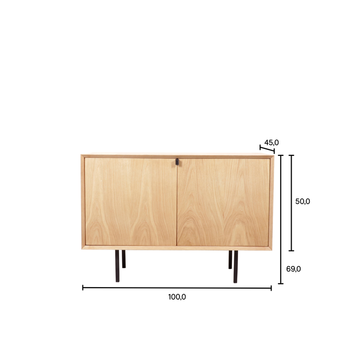 Retro-Sideboard – Eiche – Salvin – 100 cm