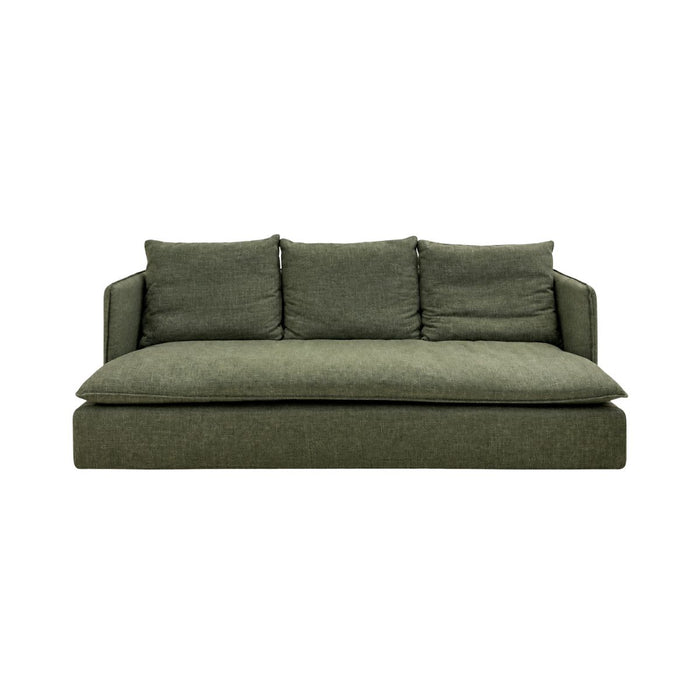 Bartolo - 4-zit sofa in donkergroene stof - 220 cm