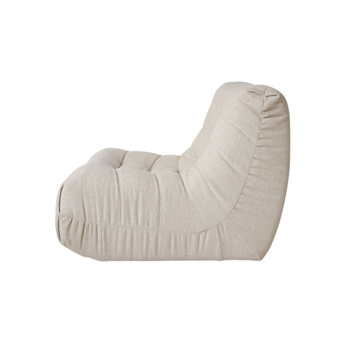 Sillón Numa - W85 D102 H80 - VDF131: Beige claro