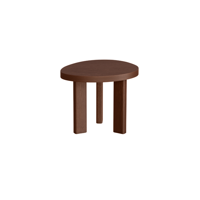 Salontafel Eden - Essenhout - Coffee bean - Ovaal - 50 cm - Klein