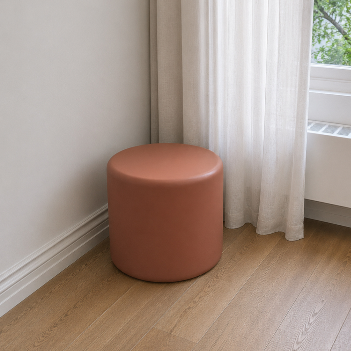 Bijzettafel Brisa - D46 H43 - Terracotta bruin - Polycomposiet
