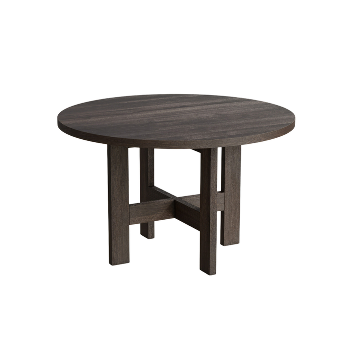 Victor - Runder Esstisch – Ø140 – Rauchholz - Eschenholz