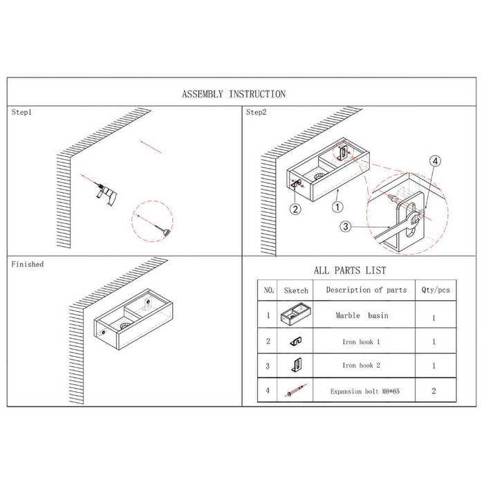 Travertin handenwasfonteintje Porto - Grijze zandsteen