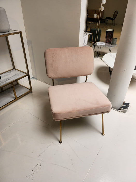 Showroommodel - Emma fauteuil - Roos velvet