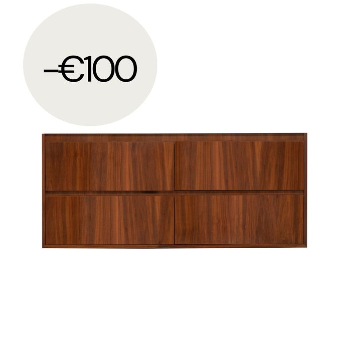 Badkamermeubel - ANN - Walnoot - 150 cm