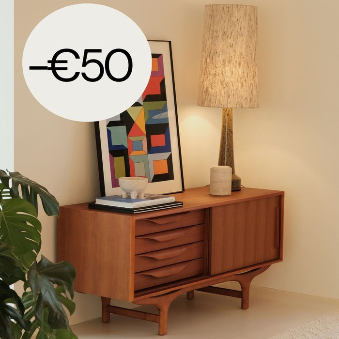 Jaren 60 Retro Dressoir - Josephine - Teak - 140cm