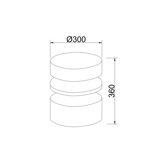 Bijzettafel Zivo – massief grenenhout