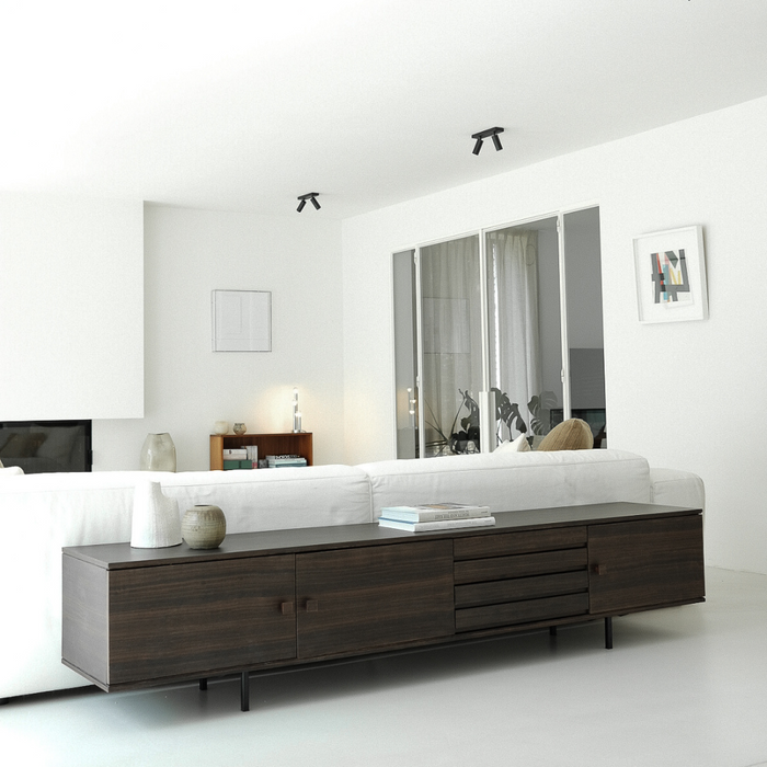 Vintage Dressoir - Calvin - Smoke - 240 cm