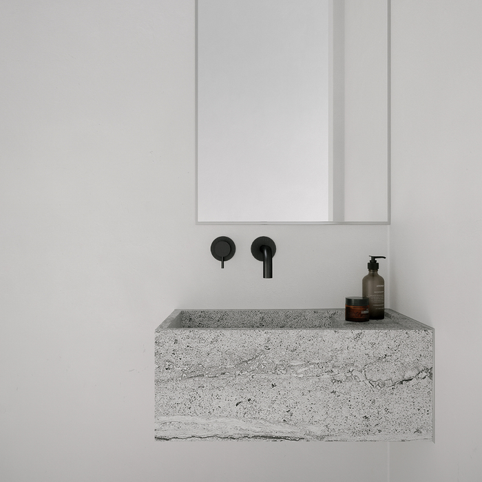 Lave-mains - Chemery - Marbre Blanc Bleu - 50 cm