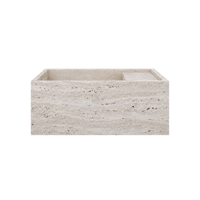 Handwaschmaschine - Chemery - Weißer Travertin - 50 cm