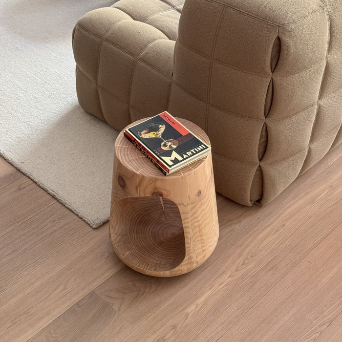 Side table Dalo - Pine wood - Light natural oak - H42 cm