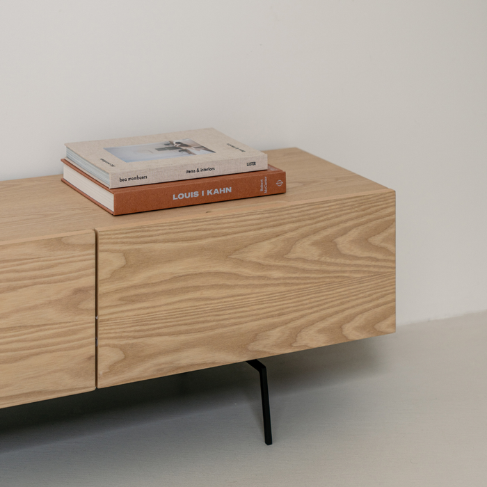 TV cabinet - Dunkirk - Oak - 165 cm
