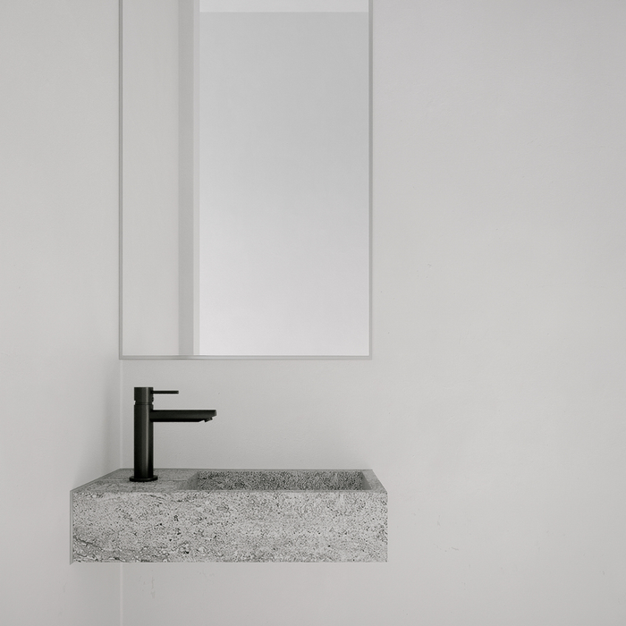 Fuente lavamanos de travertino Porto - Arenisca gris