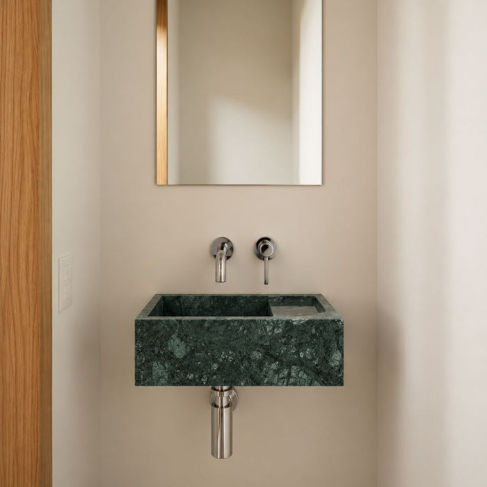 Marble hand washer - Naleya - Green Marble