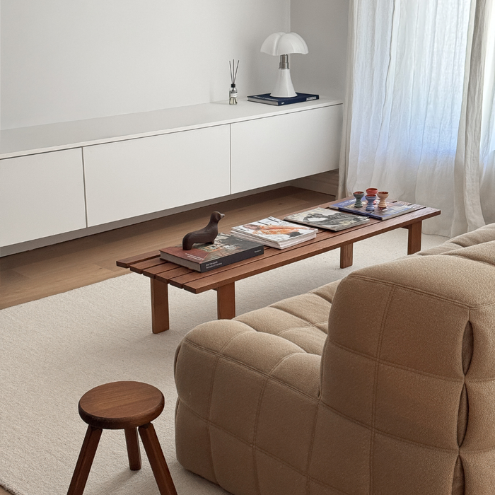 Salontafel Melanie - Essenhout - Donkerwalnoot  - 140 cm