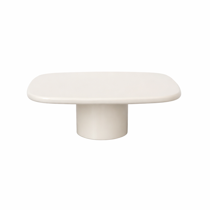 Table basse Mouzon - 90 cm - Latte StoneSkin