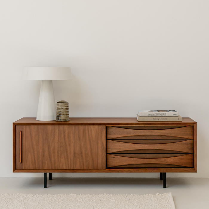 TV-Schrank mit Schubladen – Oskar – Walnuss – 140 cm
