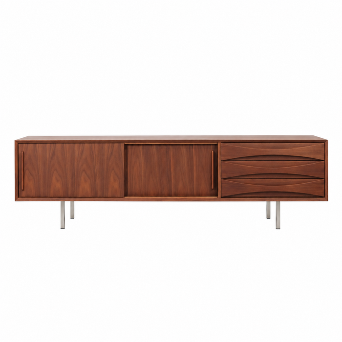 TV-Schrank mit Schubladen – Oskar – Walnuss – 220 cm