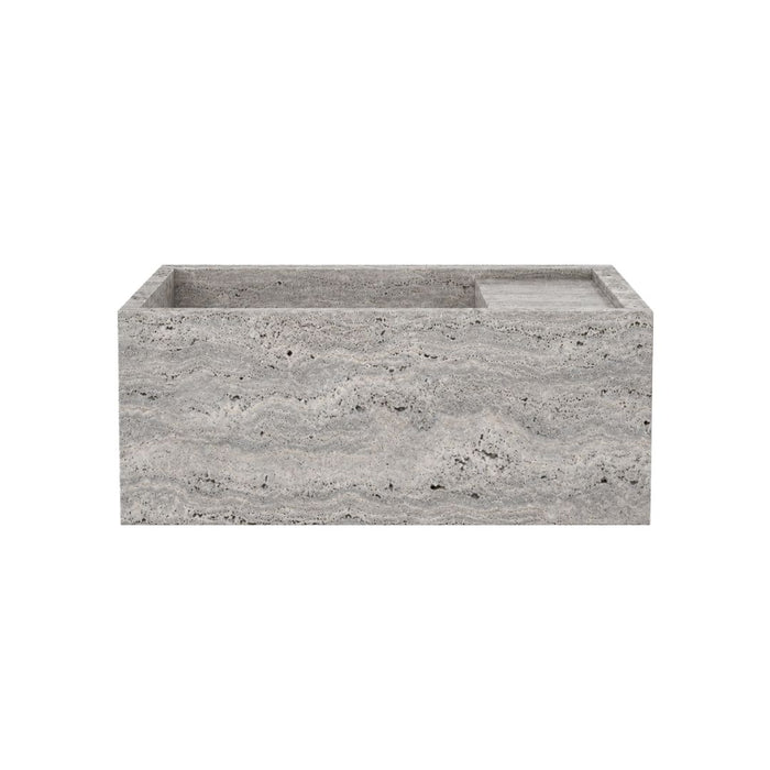Handenwasser - Chemery - Grijs Travertijn - 50 cm