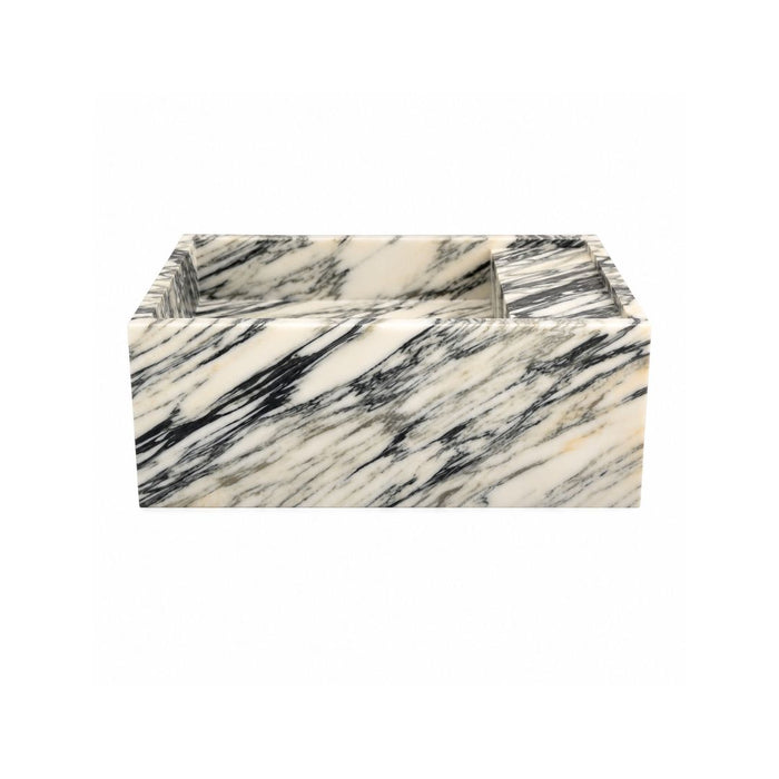 Lave-mains - Chemery - Marbre Blanc Bleu - 50 cm
