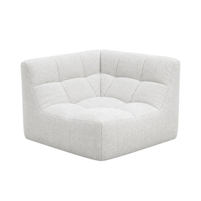 Sillón Esquinero - Lemont - W91 D91 H74 - Bouclé Marfil