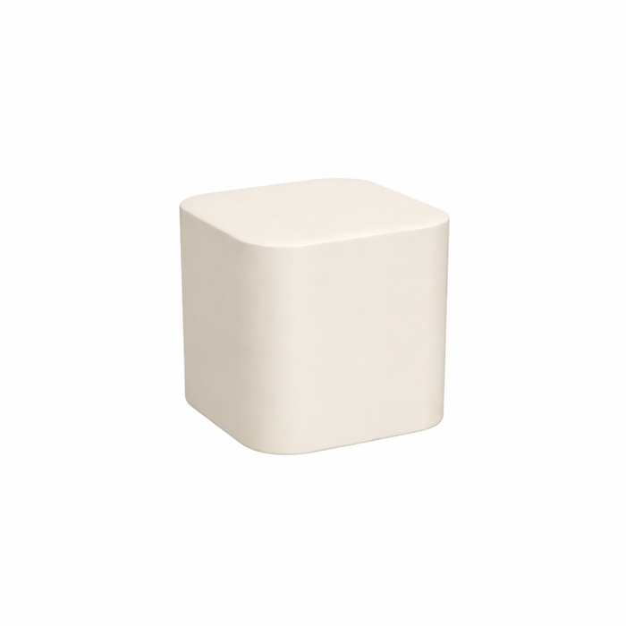Table basse Marlow - Forme carrée - H40 cm – Latte Stoneskin