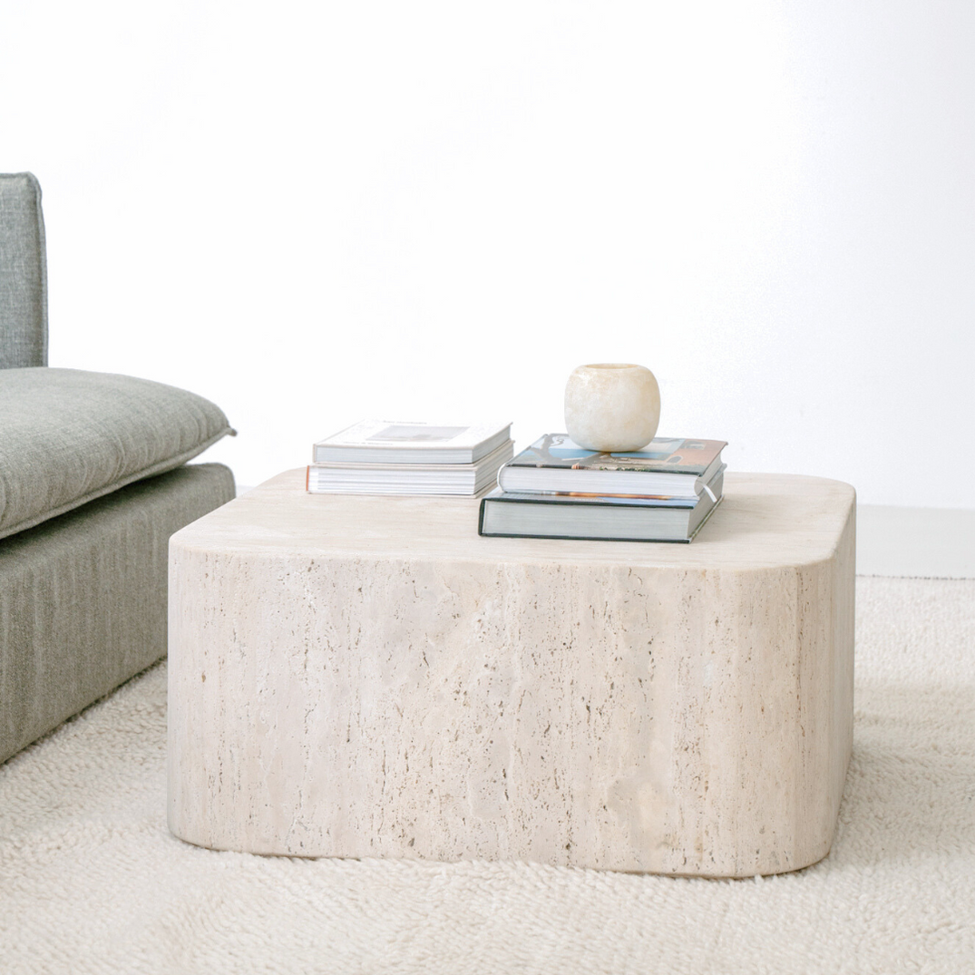Travertine Coffee Tables | Natural Stone Appearance | Furnified