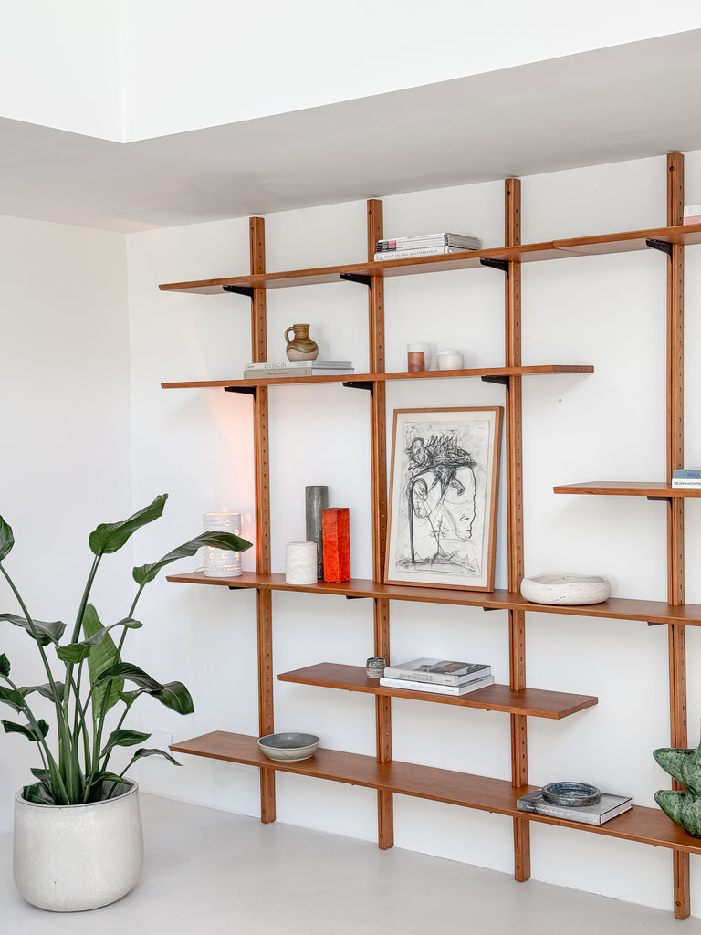 木製ラック・ウッドラック 612.Antique Iron Shelf Indonesia chic-antique-wooden-shelf-with