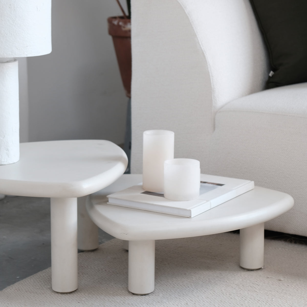 Side table mortex - Tacy - Low — Furnified