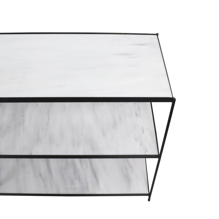 Konsolbord - græsk hvid marmor - Luiza