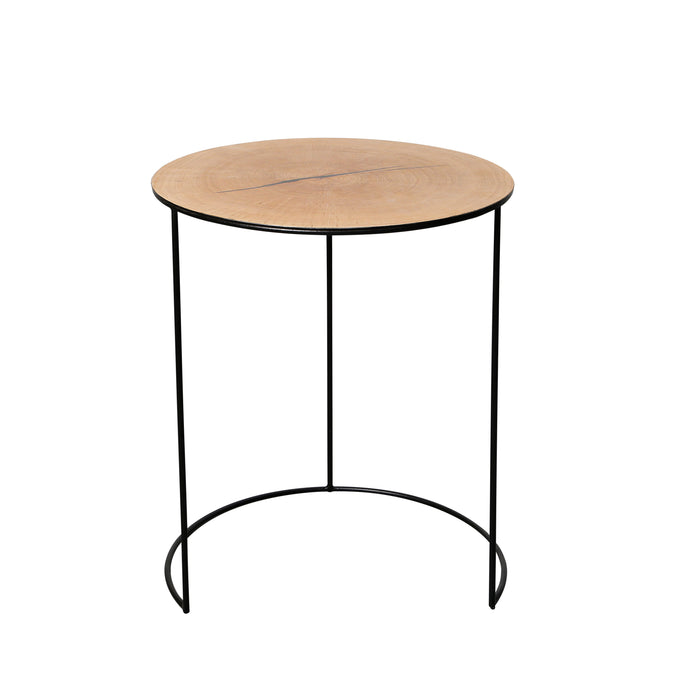 Table d'appoint Louis - Chêne - Large (56x56x69cm)