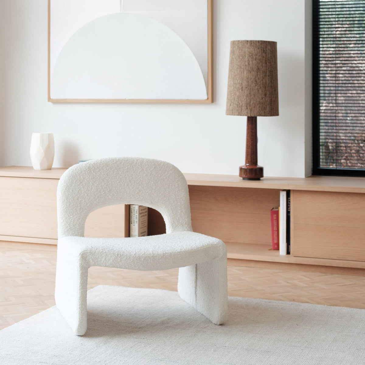 Relax Fauteuil Boucle Wit Esmee