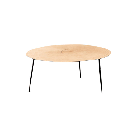 Table Basse en Bois - Marvin - Bio/Chêne - 70x70x35cm