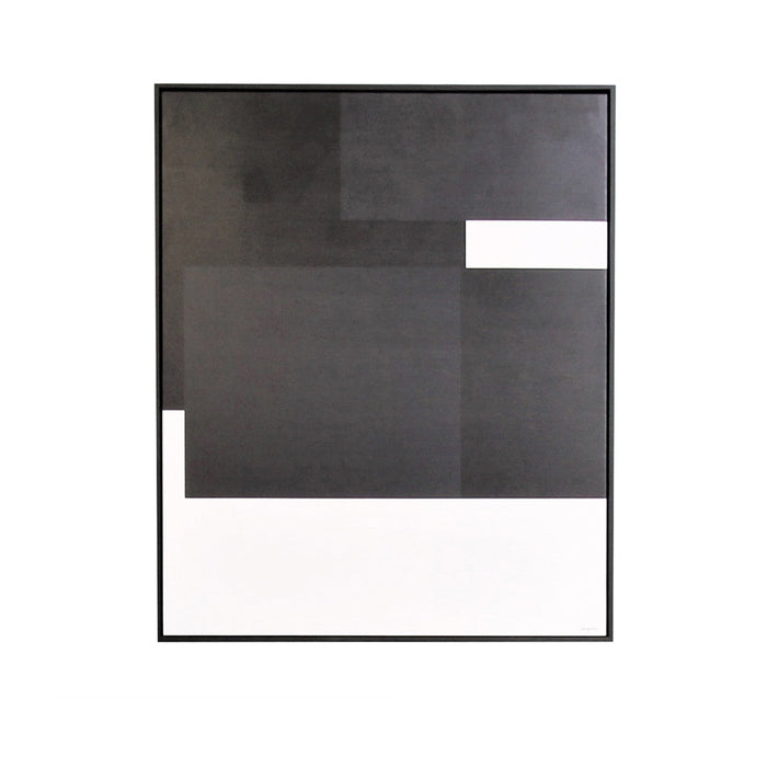 Kunstwerk Black Blocks 120x100cm