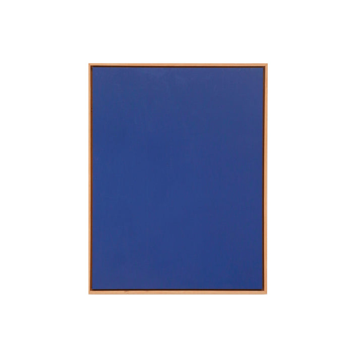 Kunstwerk Blauw 70x90cm Eiken Frame