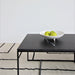 vierkante salontafel Miles Zwart keramisch 55cm