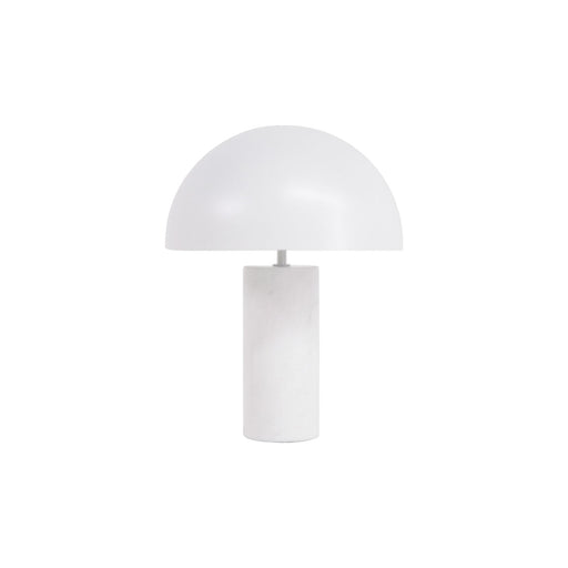 Witte Tafellamp Mia Wit/Carrara Marmer